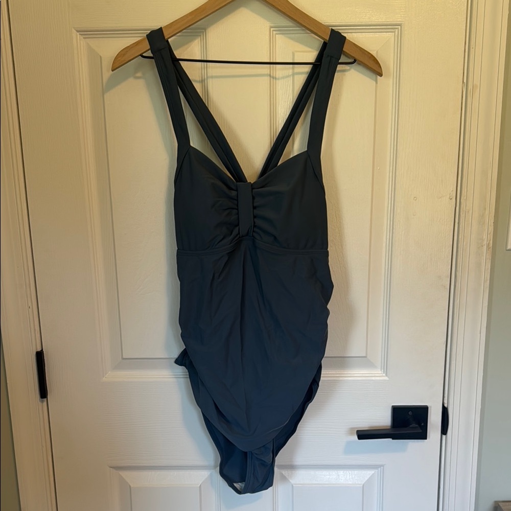 CUPSHE Navy One-Piece Swimsuit